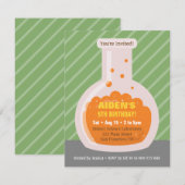 Cartes d'invitation pour une fête d'anniversaire s (Devant / Derrière)