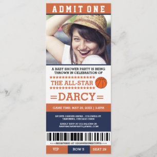 Cartes d'invitation pour une fête de baby shower s