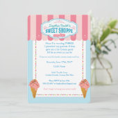 Cartes d'invitation pour une fête de glace pour un (Debout devant)