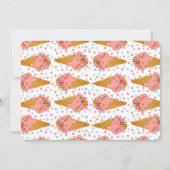 Cartes d'invitation pour une fête de glace pour un (Dos)