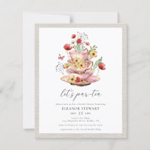 Cartes d'invitation pour une fête de mariage champ