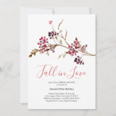 Cartes d'invitation pour une fête de mariage Tombe (Devant)