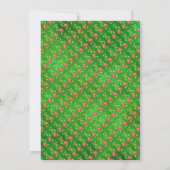 Cartes d'invitation pour une fête de Noël avec un  (Dos)