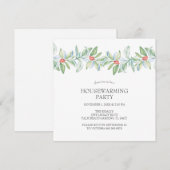 Cartes d'invitation pour une fête de pendaison de (Devant / Derrière)