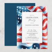 Cartes d'invitation pour une fête de remise de dip (Devant / Derrière)