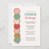 Cartes d'invitation pour une fête d'échange de bis (Devant)