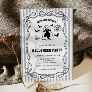 Cartes d'invitation pour une fête d'Halloween