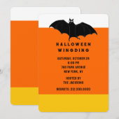 Cartes d'invitation pour une fête d'Halloween (Devant / Derrière)