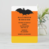 Cartes d'invitation pour une fête d'Halloween (Debout devant)