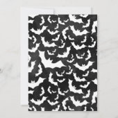 Cartes d'invitation pour une fête d'Halloween chau (Dos)