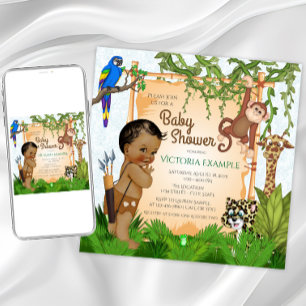 Cartes d'invitation pour une fête prénatale de béb