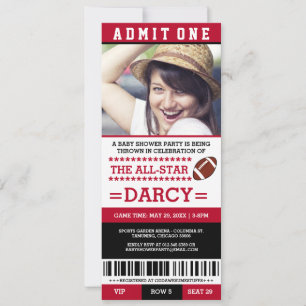 Cartes d'invitation pour une fête prénatale sur le