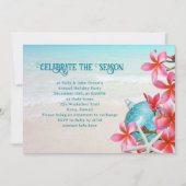 Cartes d'invitation pour une fête tropicale de vac (Devant)