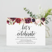 Cartes d'invitation pour une réception de mariage (Debout devant)