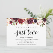 Cartes d'invitation pour une réception de mariage (Debout devant)