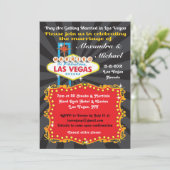 Cartes d'invitation pour une réception de mariage (Debout devant)