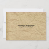 Cartes d'invitation pour une soirée d'anniversaire (Dos)