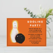 Cartes d'invitation pour une soirée de bowling Hal (Debout devant)
