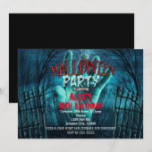 Cartes d'invitation pour une soirée de costumes d' (Devant / Derrière)