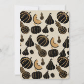 Cartes d'invitation pour une soirée de décoration  (Dos)