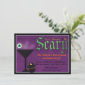 Cartes d'invitation pour une soirée d'Halloween Ma (Debout devant)