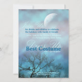 Cartes d'invitation pour une soirée Halloween Atmo (Dos)