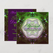 Cartes d'invitation pour une soirée spéciale de nu (Devant / Derrière)