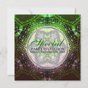 Cartes d'invitation pour une soirée spéciale de nu