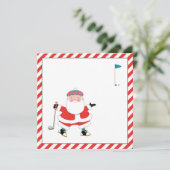 Cartes d'invitation pour vacances de golf (Debout devant)
