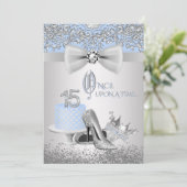 Cartes d'invitation Princesse pour Quinceañera Ble (Debout devant)
