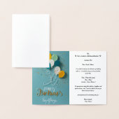 Cartes d'invitation professionnelles avec feuille (Affichage)