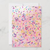 Cartes d'invitation Raining Sprinkles Candy Land p (Dos)