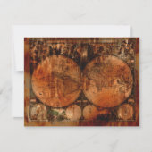Cartes d'invitation Rustic Old World (Devant)