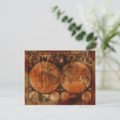 Cartes d'invitation Rustic Old World (Debout devant)