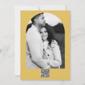 Cartes d'invitation rustiques simples tournesols b (Dos)