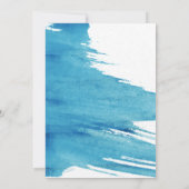 Cartes d'invitation simples et modernes avec peint (Dos)