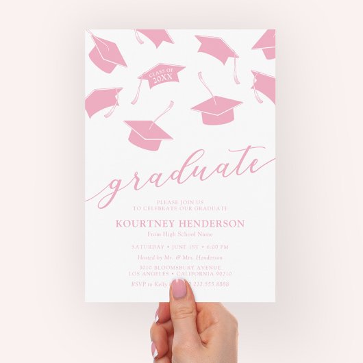 Cartes d'invitation simples et modernes pour une f