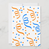 Cartes d'invitation simples pour 44ème anniversair (Dos)