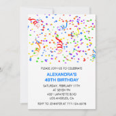 Cartes d'invitation simples pour 49ème anniversair (Devant)