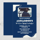 Cartes d'invitation simples pour 57ème anniversair (Devant / Derrière)