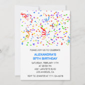 Cartes d'invitation simples pour 97e anniversaire (Devant)