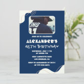 Cartes d'invitation simples pour les 68 ans Hommes (Debout devant)