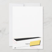 Cartes d'invitation Skateboard (Dos)