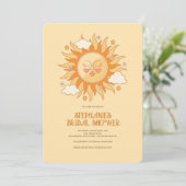 Cartes d'invitation Soleil (Debout devant)