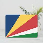 Cartes d'invitation spéciales avec motif Seychelle (Debout devant)