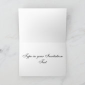 Cartes d'invitation thème mariage sur la plage (Intérieur)