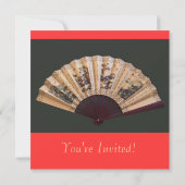 Cartes d'invitation vierges en bambou et soie chin (Dos)