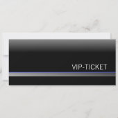 Cartes d'invitation VIP-TICKET (bleu) (Dos)