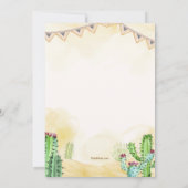 Cartes d'invitation Western Cowboy Boots (Dos)