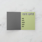 Cartes d'invitation Zombie Party Invitations perso (Intérieur)